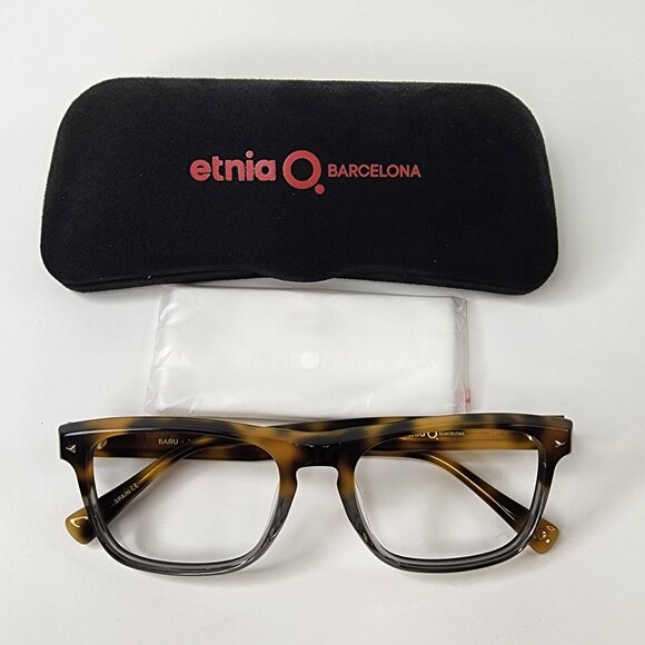 New Etnia Barcelona Tortoise Baru HVGY Eye Glasses (Size 54-19-147) - Picture 1 of 9